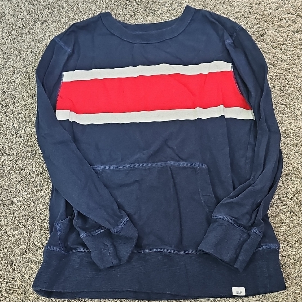GAP Kids Long Sleeve Tee with Red and White Stripe